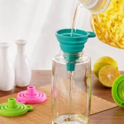 Zusammenklappbarer Trichterbehälter – Praktisches faltbares Küchenwerkzeug