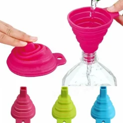 Zusammenklappbarer Trichterbehälter – Praktisches faltbares Küchenwerkzeug