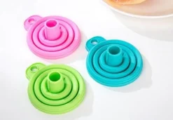 Zusammenklappbarer Trichterbehälter – Praktisches faltbares Küchenwerkzeug