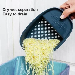 Zusammenklappbares Küchenspülensieb – Abflusskorb zum Auffangen von Essensresten