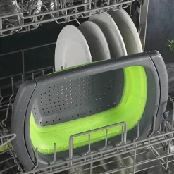 Zusammenklappbares Sieb – faltbares Küchensieb für Nudeln, Obst und Gemüse