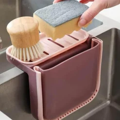 Zusammenklappbares Spülbeckensieb – faltbarer Abflusskorb für die Küche